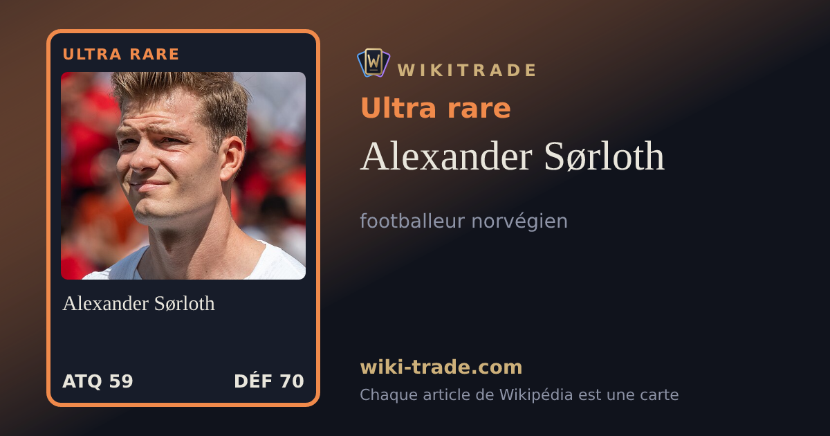 Alexander Sørloth — carte Ultra rare