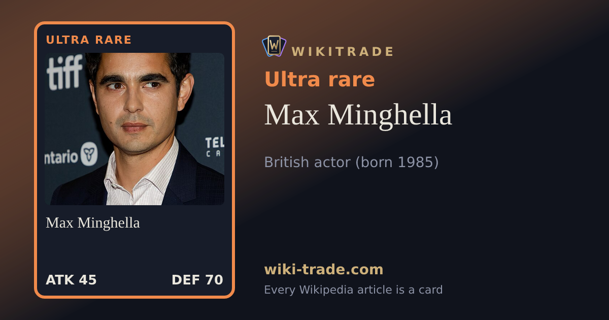 Max Minghella — Ultra rare card