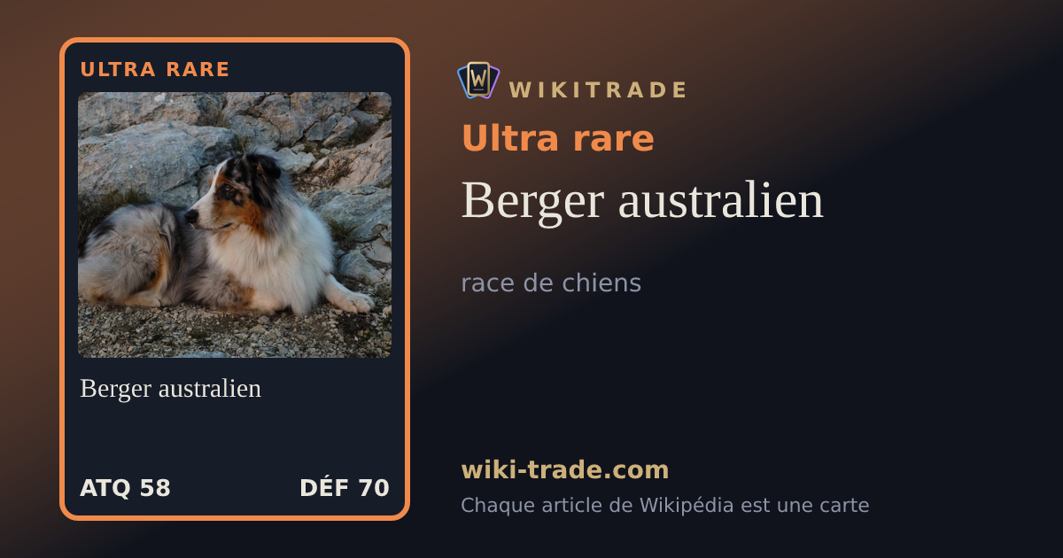Berger australien — carte Ultra rare