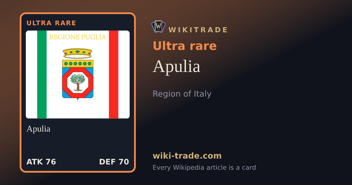 Apulia — Ultra rare card