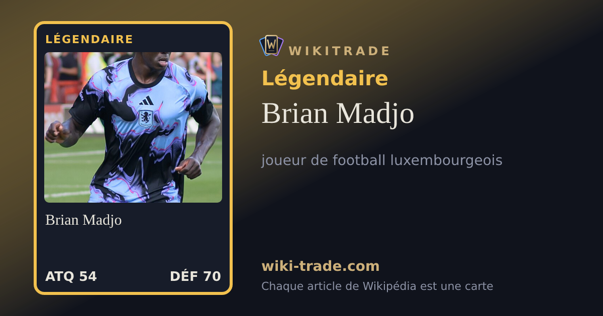 Brian Madjo — carte Légendaire