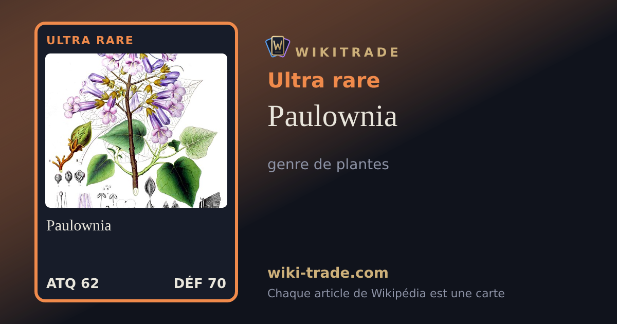 Paulownia — carte Ultra rare