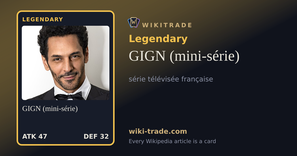 GIGN (mini-série) — Legendary card