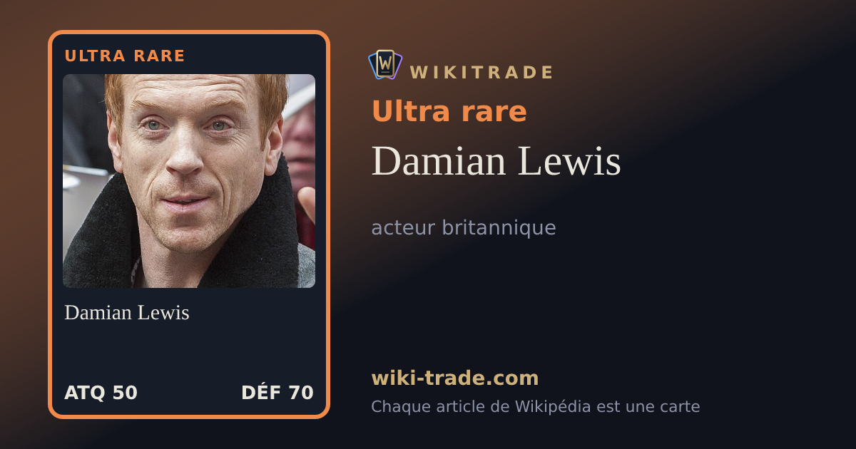 Damian Lewis — carte Ultra rare