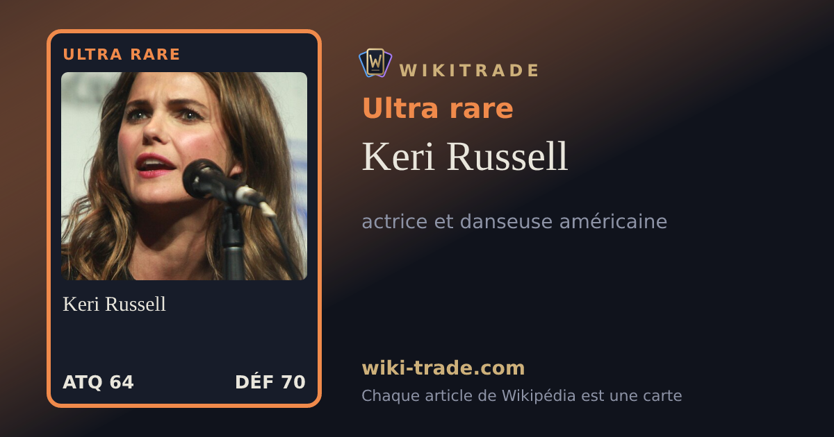 Keri Russell — carte Ultra rare