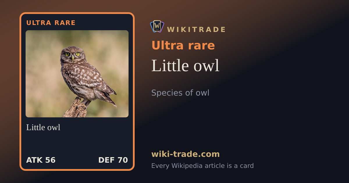 Little owl — Ultra rare card