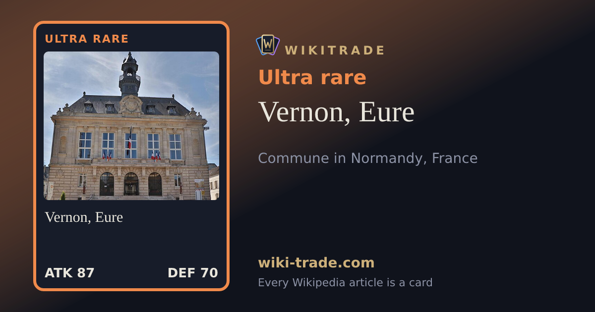 Vernon, Eure — Ultra rare card
