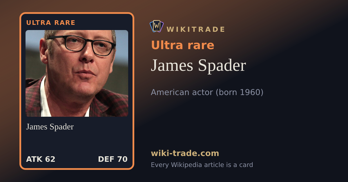 James Spader — Ultra rare card