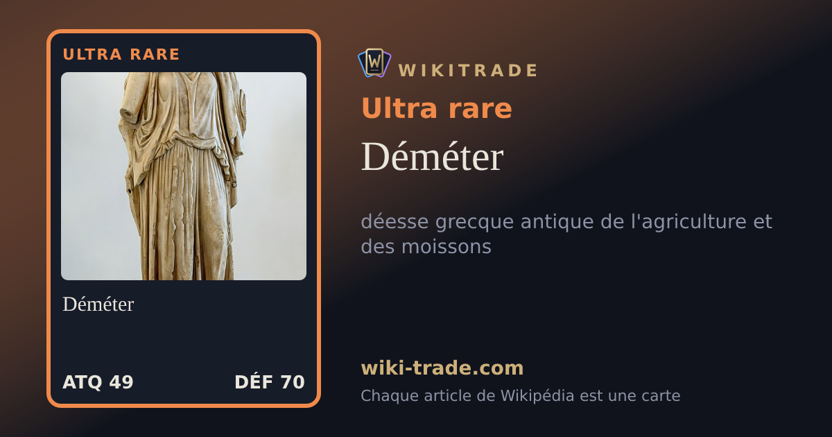 Déméter — carte Ultra rare
