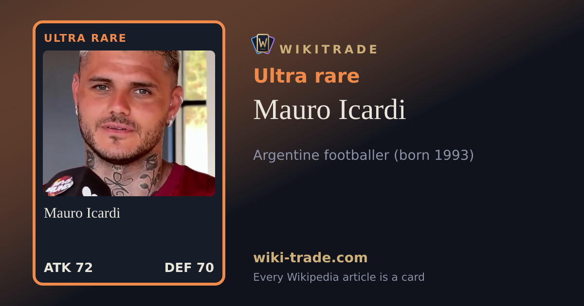 Mauro Icardi — Ultra rare card