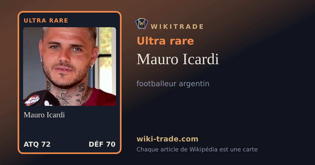 Mauro Icardi — carte Ultra rare