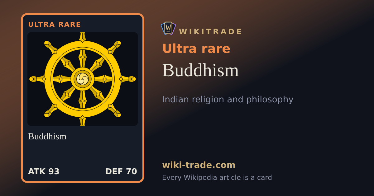 Buddhism — Ultra rare card
