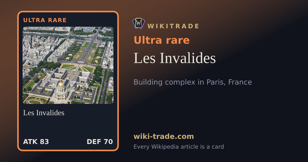 Les Invalides — Ultra rare card