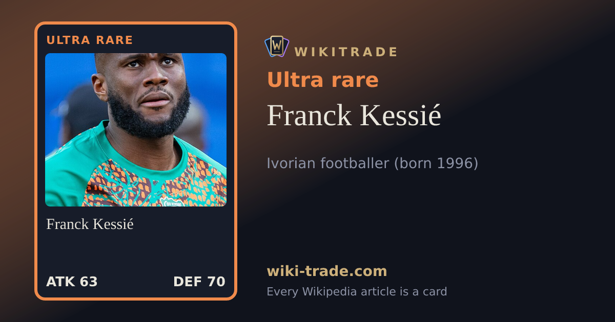 Franck Kessié — Ultra rare card