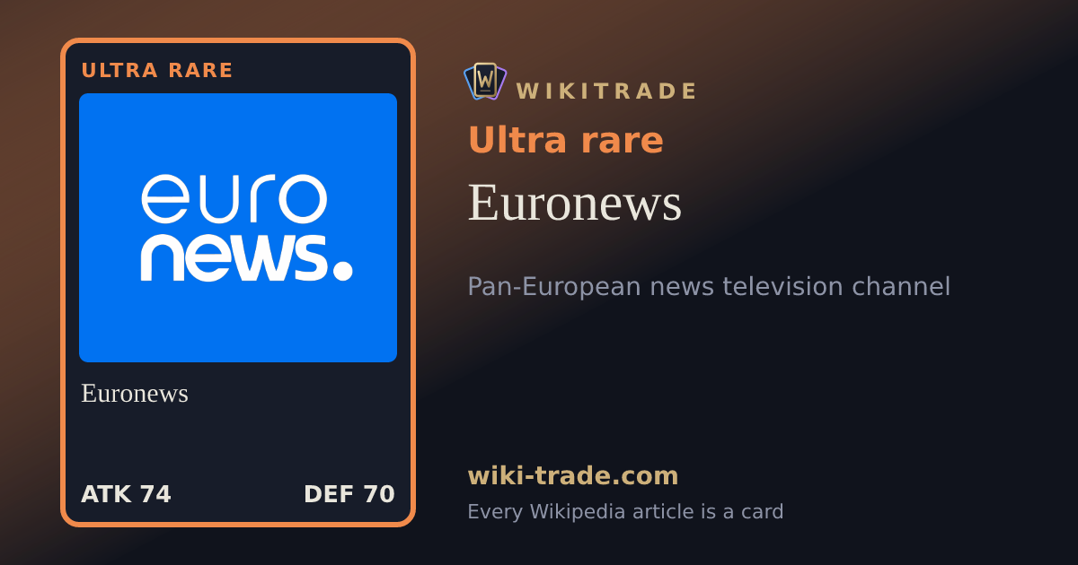 Euronews — Ultra rare card