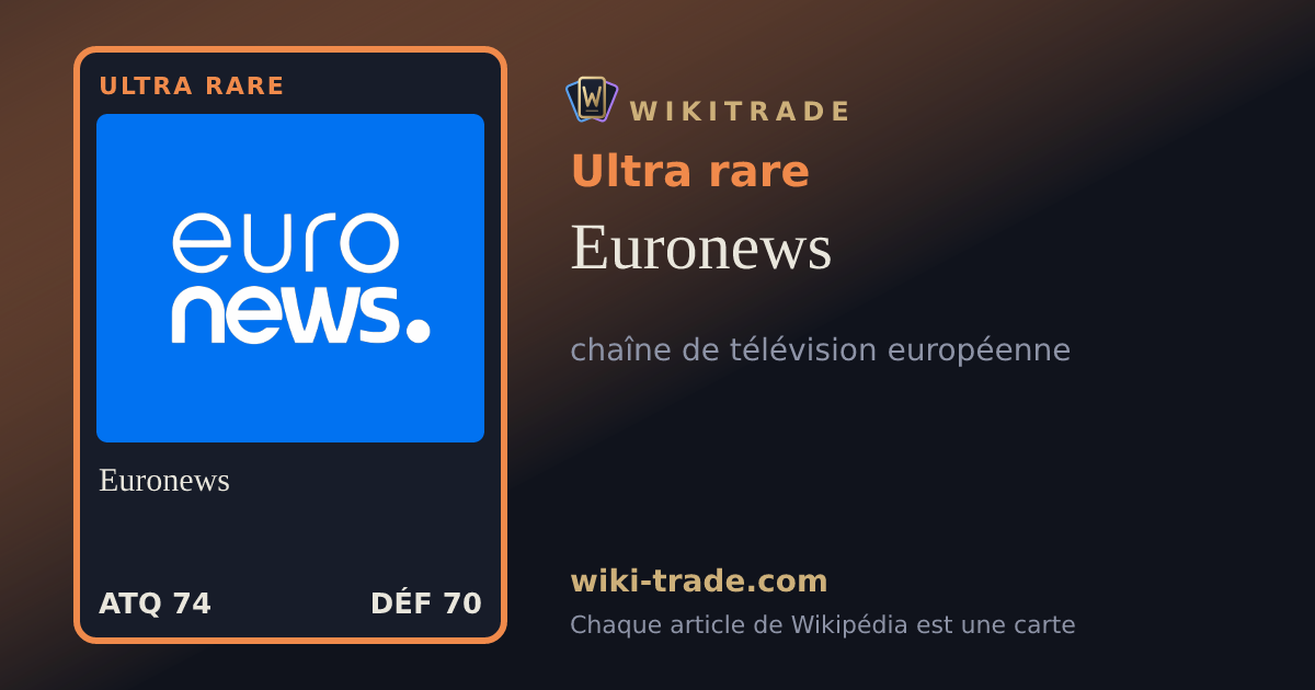Euronews — carte Ultra rare