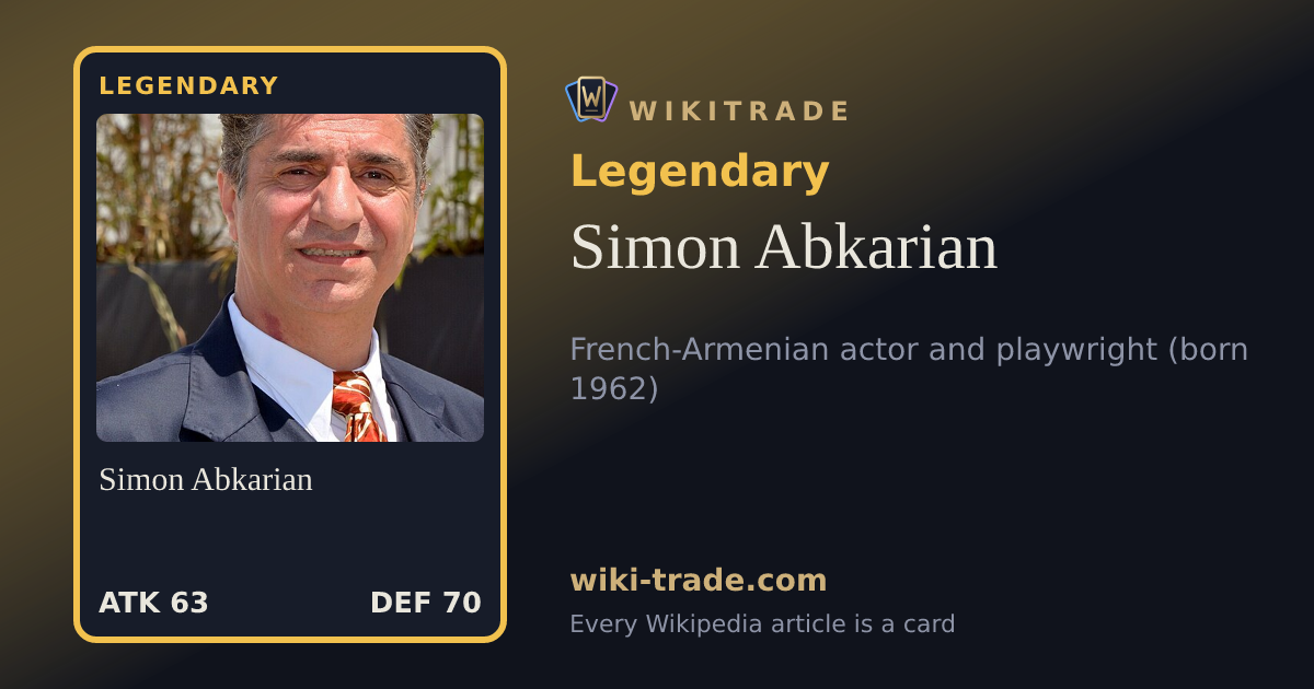 Simon Abkarian — Legendary card