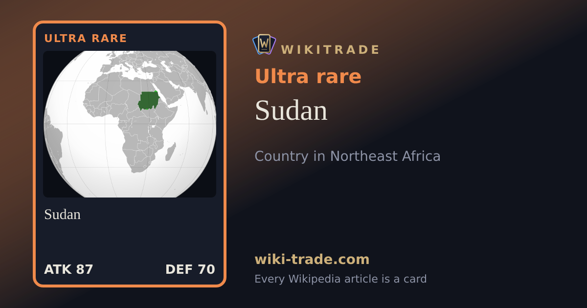Sudan — Ultra rare card