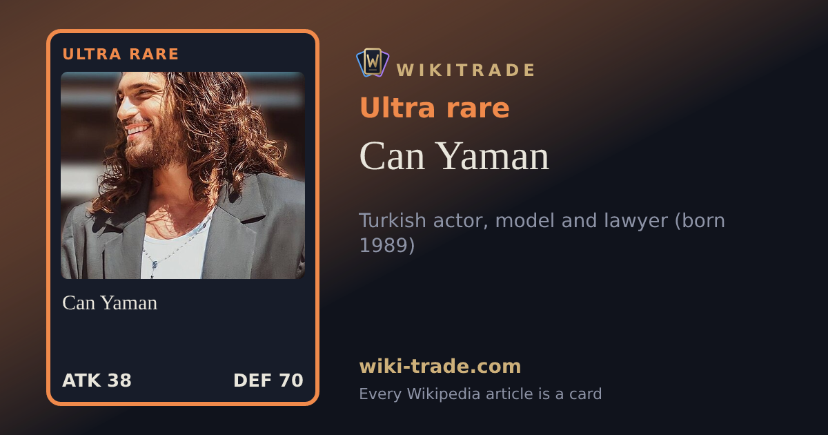 Can Yaman — Ultra rare card