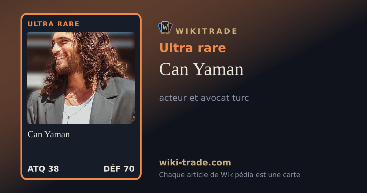 Can Yaman — carte Ultra rare