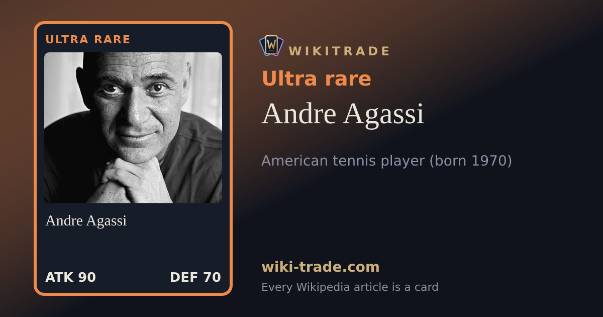 Andre Agassi — Ultra rare card