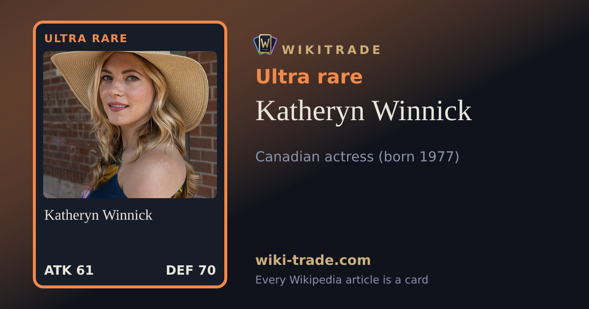 Katheryn Winnick — Ultra rare card