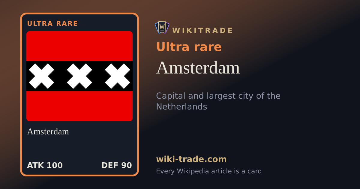 Amsterdam — Ultra rare card
