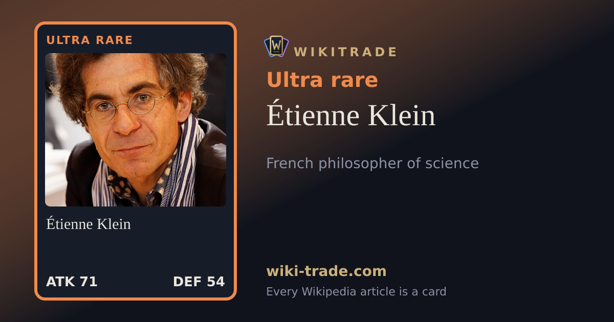 Étienne Klein — Ultra rare card