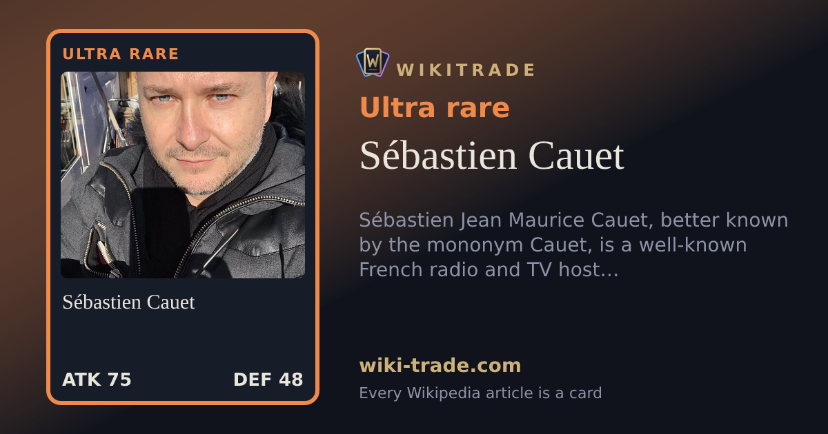 Sébastien Cauet — Ultra rare card