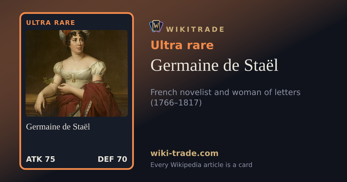 Germaine de Staël — Ultra rare card