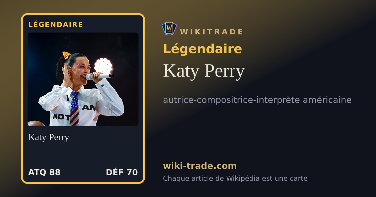 Katy Perry — carte Légendaire