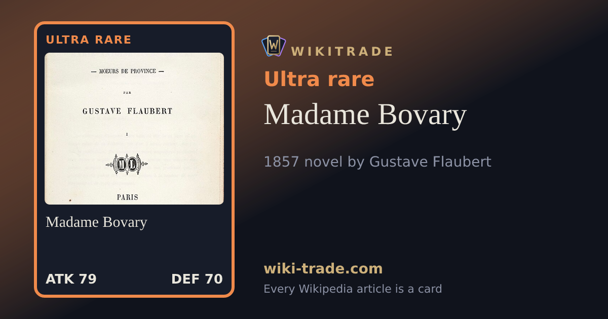Madame Bovary — Ultra rare card