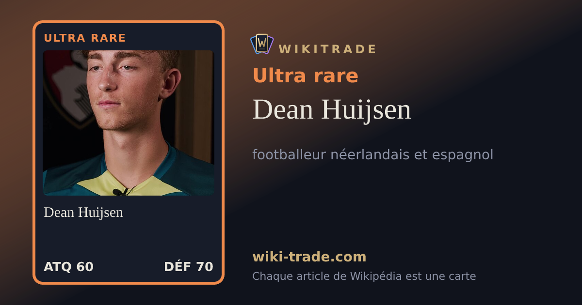 Dean Huijsen — carte Ultra rare