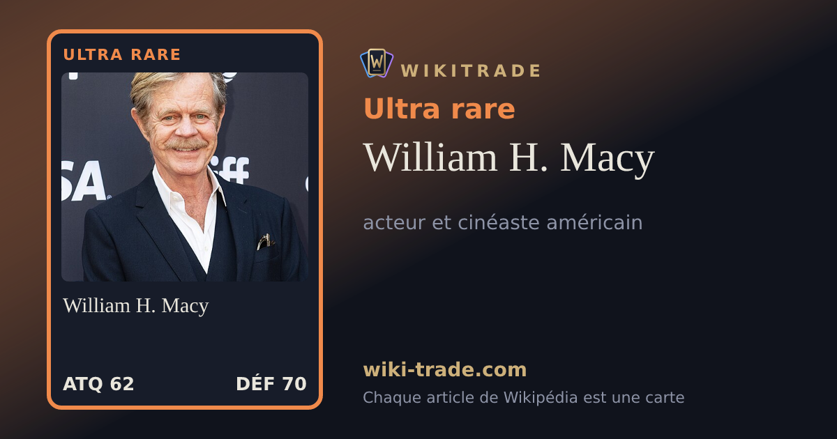 William H. Macy — carte Ultra rare