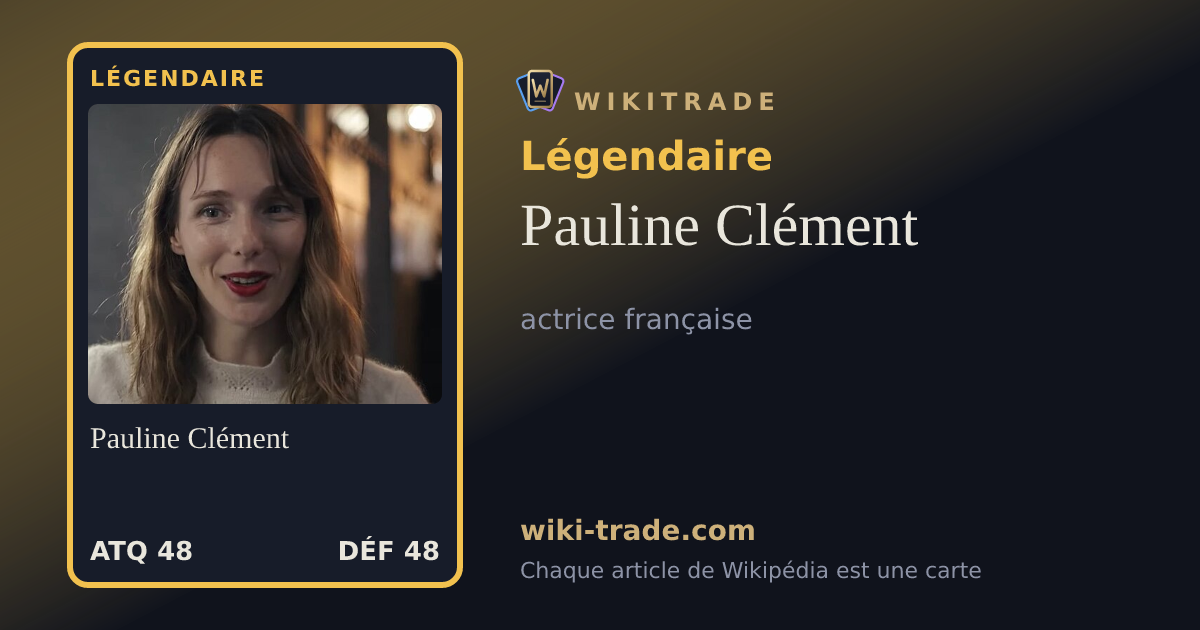 Pauline Clément — carte Légendaire