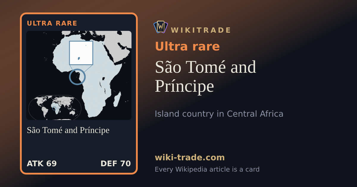 São Tomé and Príncipe — Ultra rare card