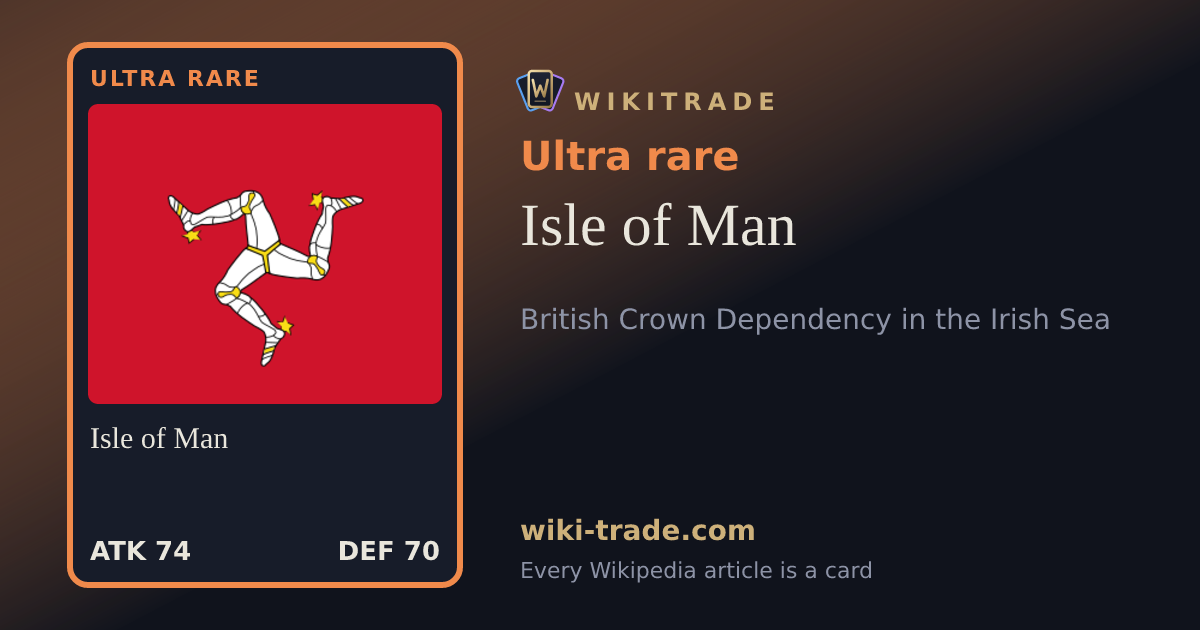 Isle of Man — Ultra rare card