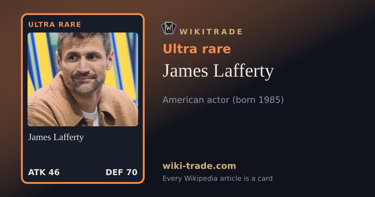 James Lafferty — Ultra rare card