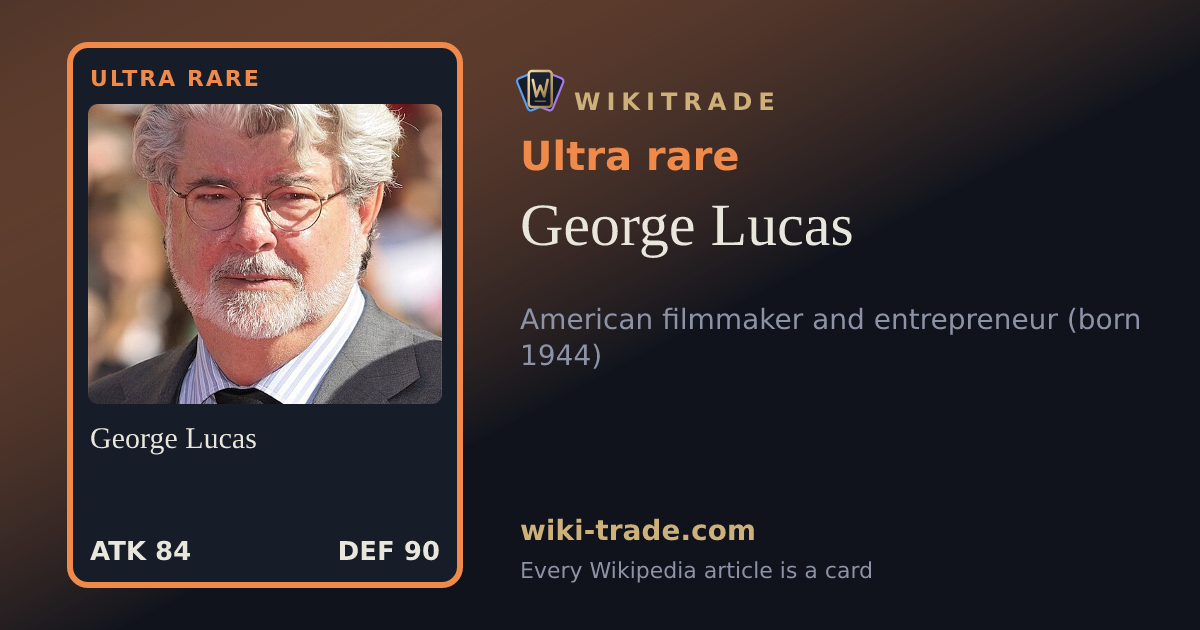 George Lucas — Ultra rare card