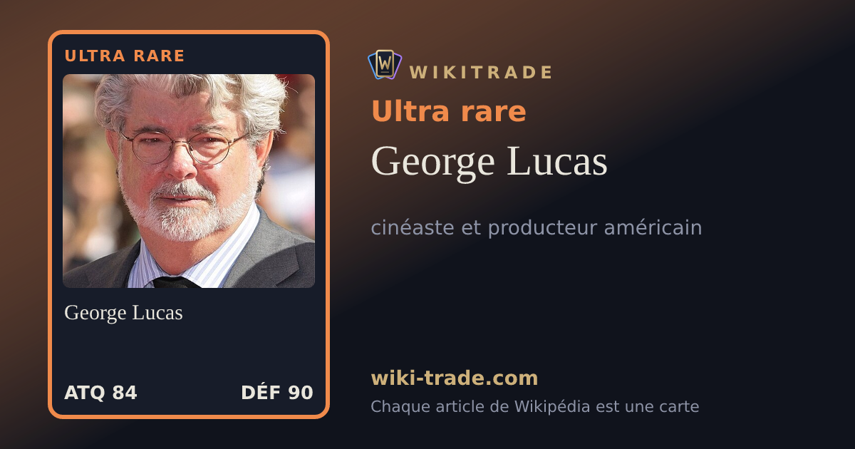George Lucas — carte Ultra rare