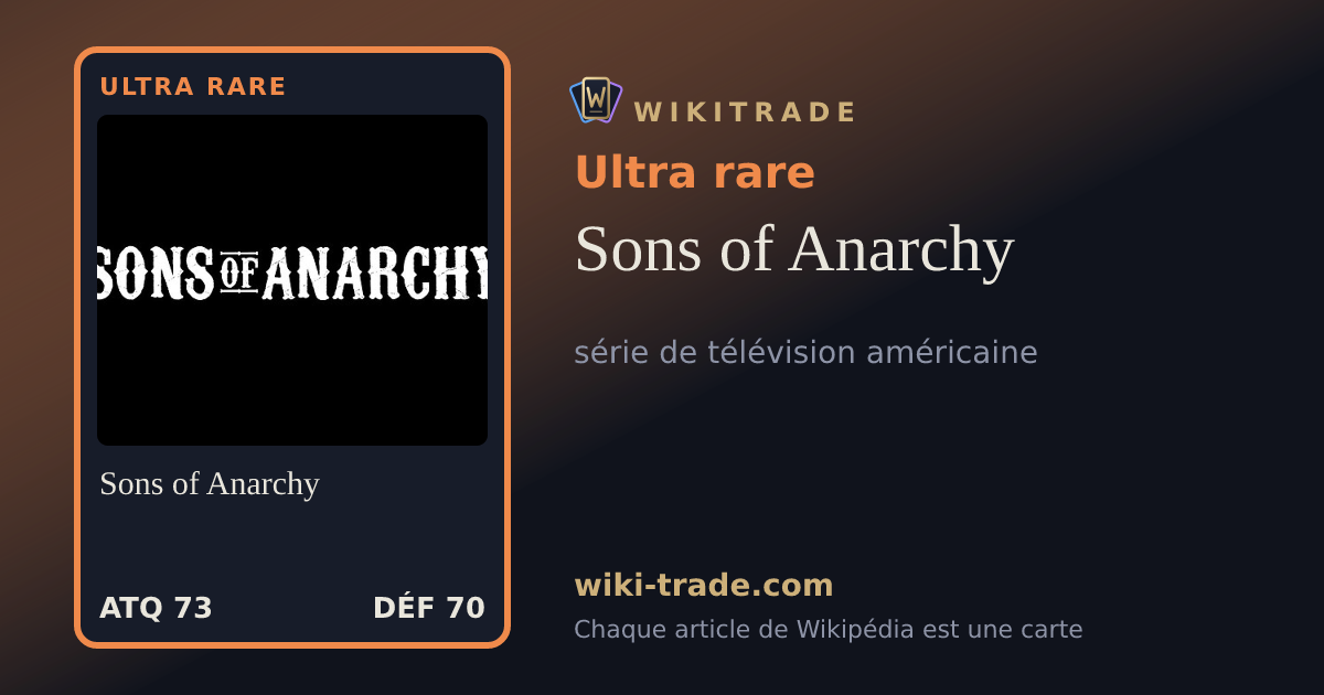 Sons of Anarchy — carte Ultra rare
