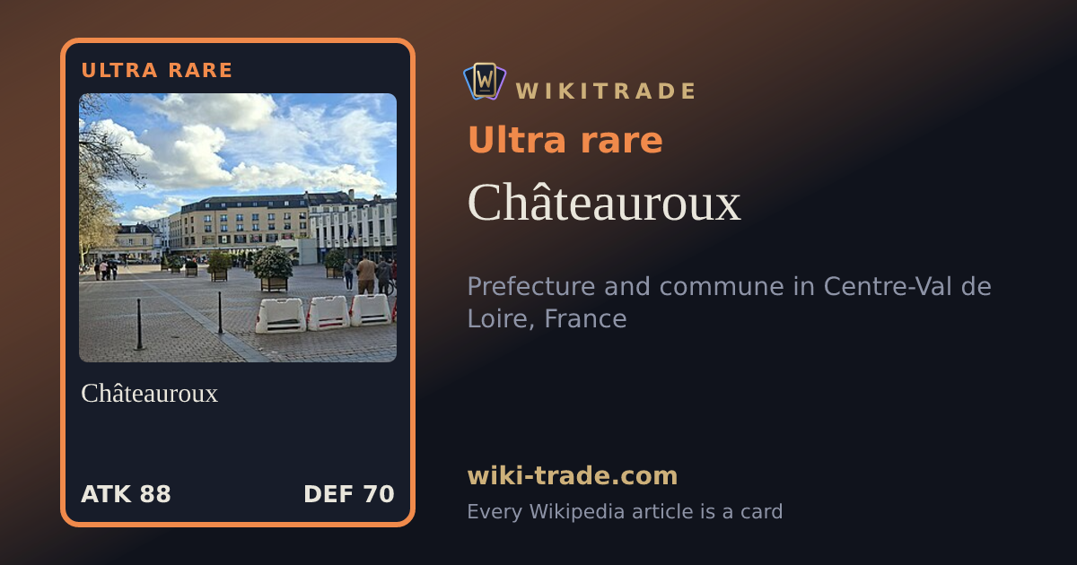 Châteauroux — Ultra rare card