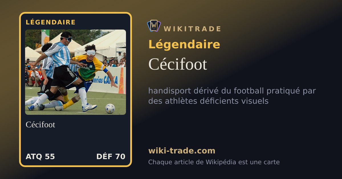 Cécifoot — carte Légendaire