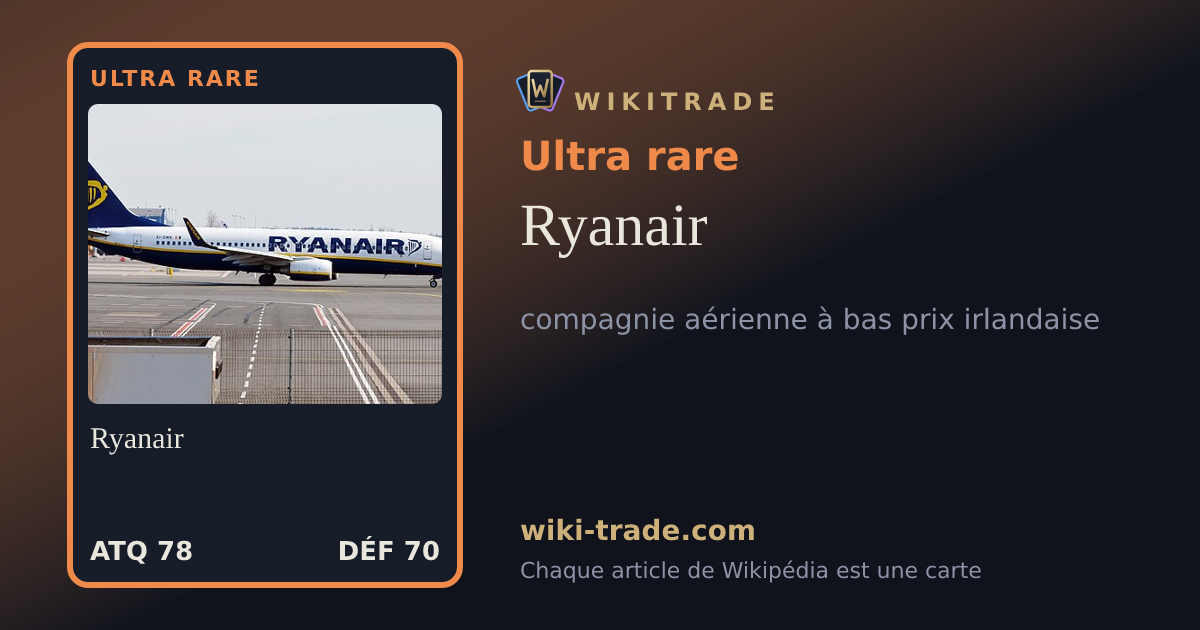 Ryanair — carte Ultra rare