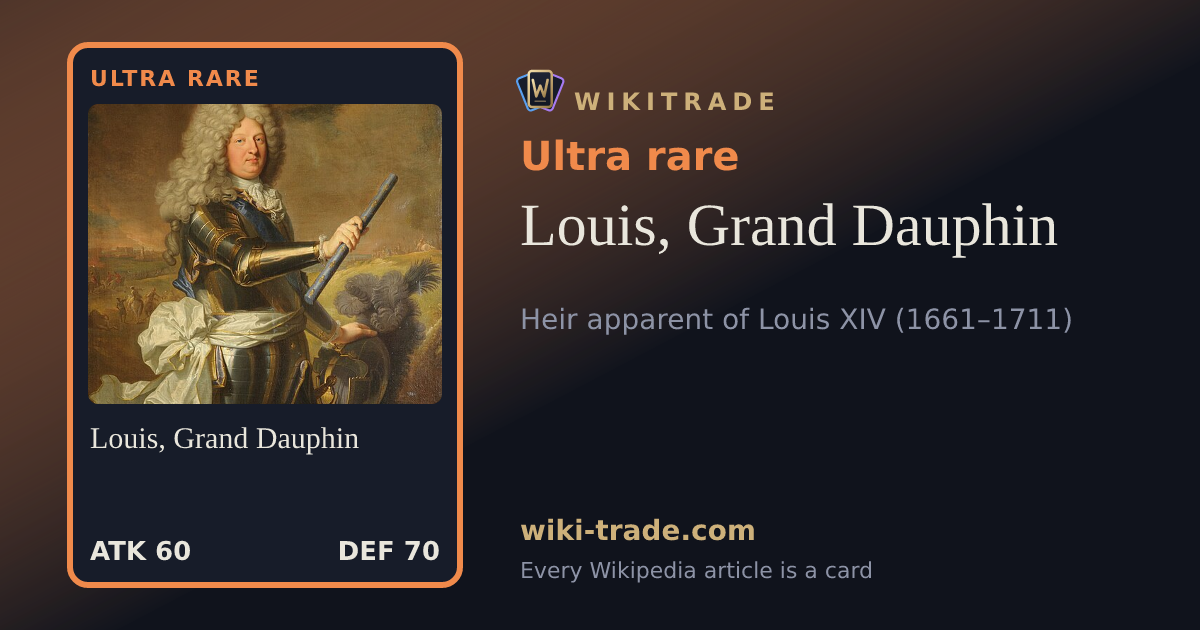Louis, Grand Dauphin — Ultra rare card