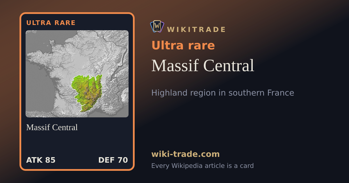 Massif Central — Ultra rare card