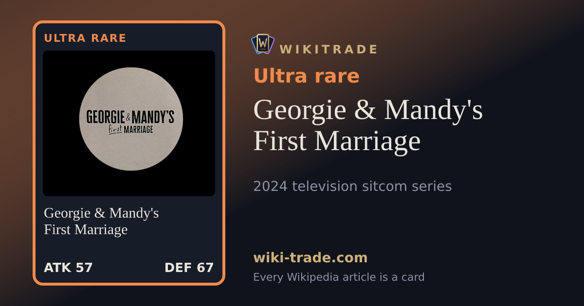 Georgie & Mandy's First Marriage — Ultra rare card
