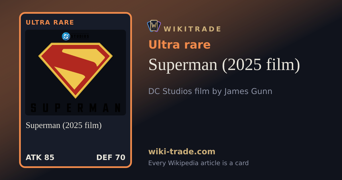 Superman (2025 film) — Ultra rare card