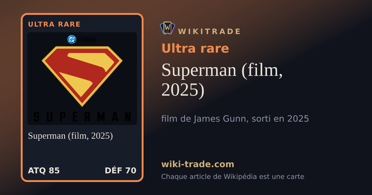 Superman (film, 2025) — carte Ultra rare