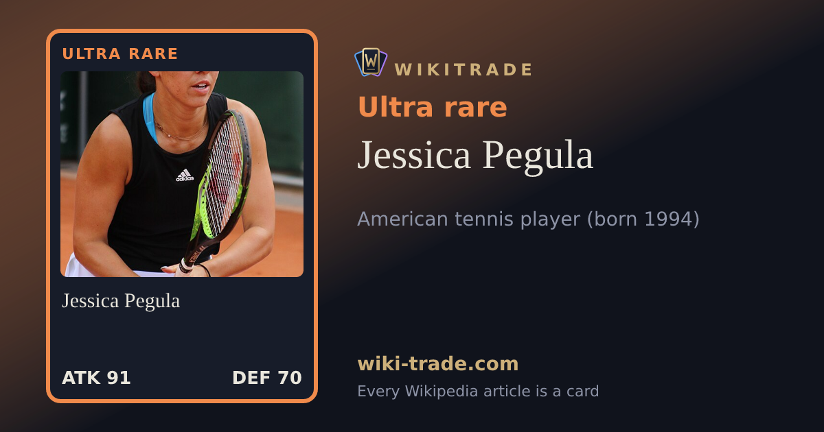 Jessica Pegula — Ultra rare card